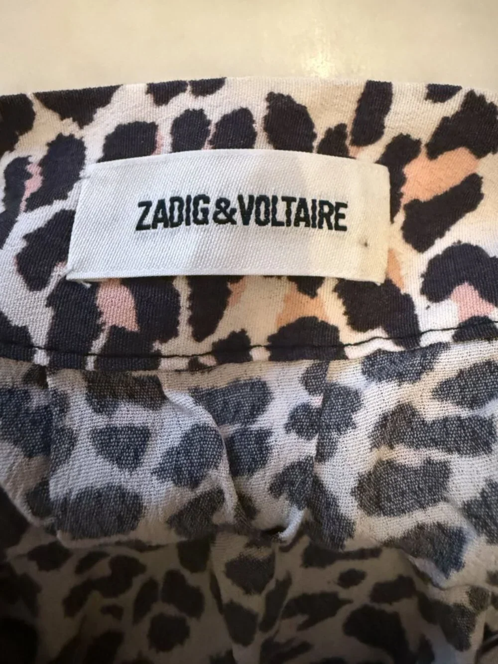 Zadig & Voltaire Jude Leopard Print Pleated Midi Skirt Pockets Size 38 M [jb] - Picture 7 of 10